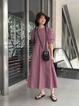 加藤ゆりさん（レディース・163cm）の夏コーディネート