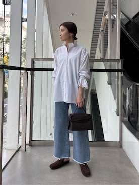 「tov（トーヴ）のアイテム」を使った、加藤ゆりさん（レディース・163cm）の秋コーディネート