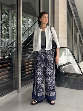 加藤ゆりさん（レディース・163cm）の夏コーディネート