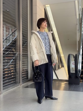 加藤ゆりさん（レディース・163cm）の冬コーディネート