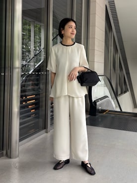 加藤ゆりさん(レディース・163cm)の春コーディネート