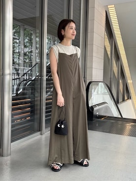 「UNITED ARROWS（ユナイテッドアローズ）のアイテム」を使った、加藤ゆりさん（レディース・163cm）の夏コーディネート