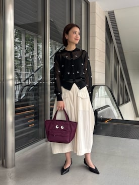 加藤ゆりさん(レディース・163cm)の夏コーディネート