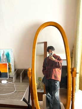 「Alfred Alex（アルフレッドアレックス）のアイテム（パンツ）」を使った、teroriyaさん（メンズ・181cm）の冬コーディネート