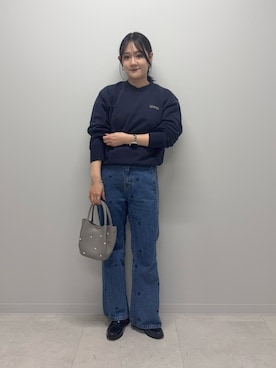 あおいさん(レディース・158cm)の冬コーディネート