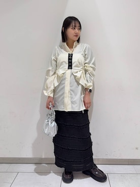 あおいさん（レディース・158cm）の冬コーディネート