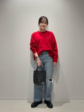 「アイテム（ピーコート）」を使った、あおいさん（レディース・158cm・20代）の秋コーディネート