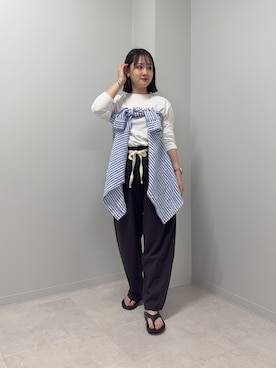 あおいさん（レディース・158cm）の春コーディネート