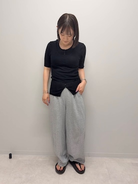 「KBF（ケイビーエフ）のアイテム」を使った、あおいさん（レディース・158cm）の夏コーディネート