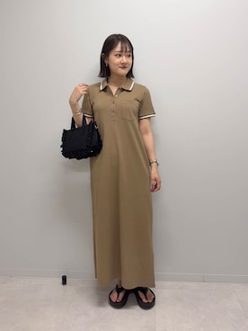 「OOFOS（ウーフォス）のアイテム」を使った、あおいさん（レディース・158cm）の夏コーディネート