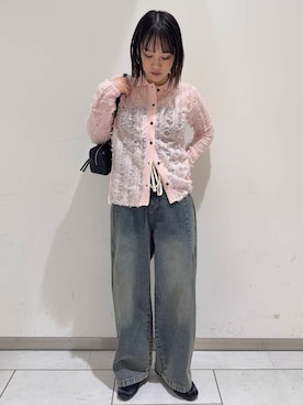 「kbf_ootd」｜「アイテム（スニーカー）」を使った、あおいさん（レディース・158cm）の冬コーディネート