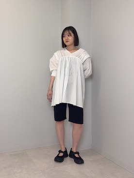 「KBF（ケイビーエフ）のアイテム（ワンピース/ドレス）」を使った、あおいさん（レディース・158cm）の春コーディネート