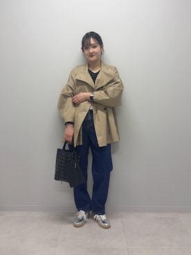 あおいさん（レディース・158cm）の冬コーディネート