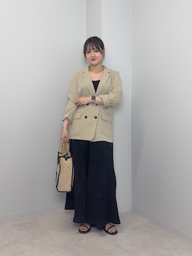 あおいさん（レディース・158cm）の春コーディネート