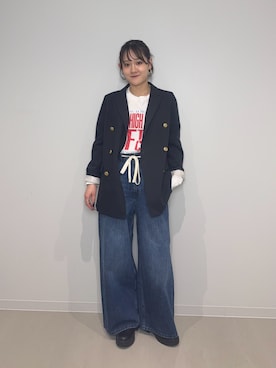 あおいさん(レディース・158cm)の冬コーディネート