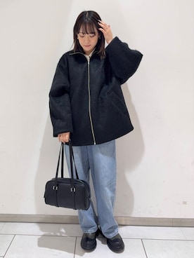 あおいさん（レディース・158cm）の冬コーディネート