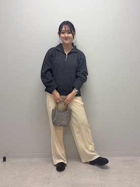 あおいさん（レディース・158cm）の冬コーディネート