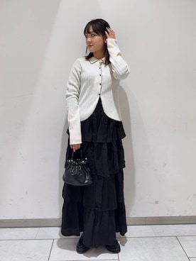 あおいさん(レディース・158cm)の冬コーディネート