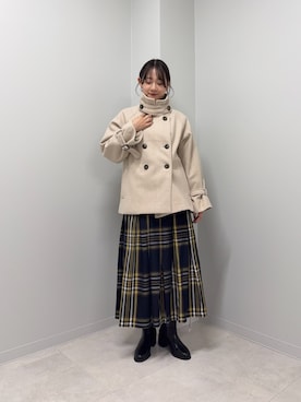 「寒い」｜あおいさん（レディース・158cm）の秋コーディネート