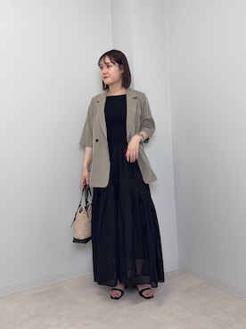 あおいさん(レディース・158cm)の春コーディネート
