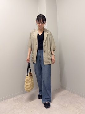 あおいさん(レディース・158cm)の夏コーディネート