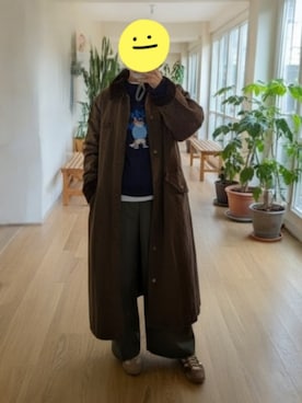 「Maison Kitsune（メゾンキツネ）のアイテム」を使った、wearradlさん（レディース・163cm）の冬コーディネート