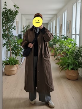 「A.P.C.（アーペーセー）のアイテム」を使った、wearradlさん（レディース・163cm）の冬コーディネート