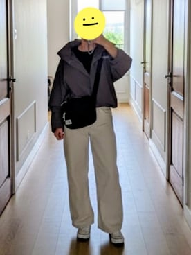 「UNIQLO（ユニクロ）のアイテム（ブルゾン）」を使った、wearradlさん（レディース・163cm）の秋コーディネート