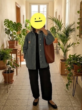 「A.P.C.（アーペーセー）のアイテム（バッグ）」を使った、wearradlさん（レディース・163cm）の秋コーディネート