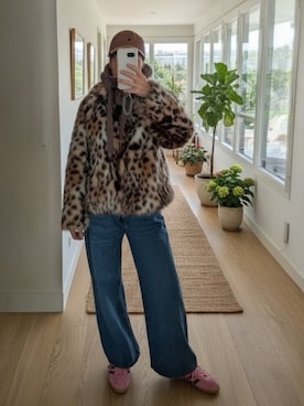 「アイテム（その他アウター）」を使った、wearradlさん（レディース・163cm）の冬コーディネート