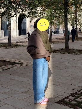 「A.P.C.（アーペーセー）のアイテム」を使った、wearradlさん（レディース・163cm）の春コーディネート