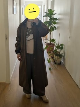 「アイテム（チノパンツ）」を使った、wearradlさん（レディース・163cm）の冬コーディネート