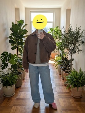 「Maison Kitsune（メゾンキツネ）のアイテム」を使った、wearradlさん（レディース・163cm）の春コーディネート