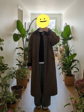 「アイテム（チノパンツ）」を使った、wearradlさん（レディース・163cm）の冬コーディネート