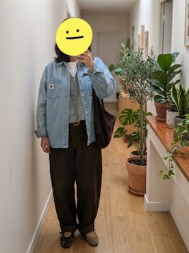 「アイテム（メッセンジャーバッグ）」を使った、wearradlさん（レディース・163cm）の春コーディネート