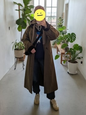 「アイテム（ネックウォーマー/スヌード）」を使った、wearradlさん（レディース・163cm）の秋コーディネート