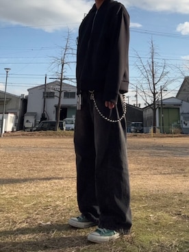 「ADRER（アドラー）のアイテム」を使った、　hyt_WEARさん（メンズ・173cm）の冬コーディネート