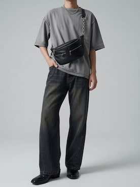 「ADRER（アドラー）のアイテム（パンツ）」を使った、　Fujito_WEARさん（メンズ・173cm）の夏コーディネート