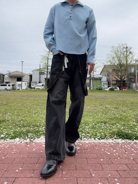 「ADRER（アドラー）のアイテム（シューズ）」を使った、　hyt_WEARさん（メンズ・173cm）の春コーディネート