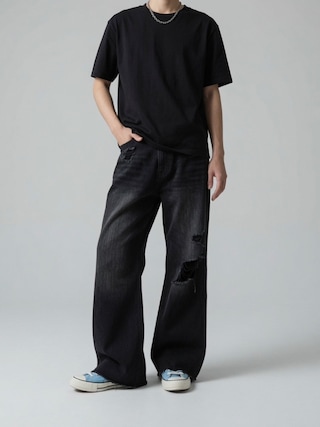 「ADRER(アドラー)のTHE BASIC TEE / Cool Touch × Sweat Proof / ザ ベーシック ティー / 接触冷感 × 汗シミ防止(Tシャツ/カットソー)」を使った、 Fujito_WEARさん(メンズ・173cm)の夏コーディネート
