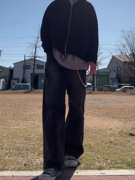 「ADRER（アドラー）のアイテム」を使った、　hyt_WEARさん（メンズ・173cm）の冬コーディネート