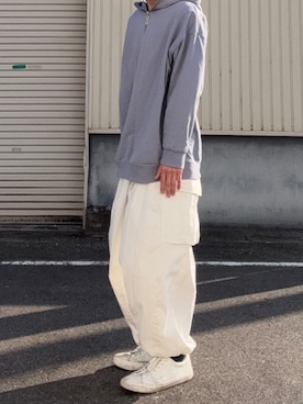 「ADRER（アドラー）のアイテム（トップス）」を使った、　hyt_WEARさん（メンズ・173cm）の春コーディネート