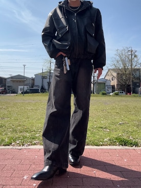 「アイテム（ブルゾン）」を使った、　hyt_WEARさん（メンズ・173cm）の春コーディネート