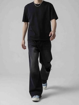 「ADRER（アドラー）のアイテム（アクセサリー）」を使った、　Fujito_WEARさん（メンズ・173cm）の夏コーディネート