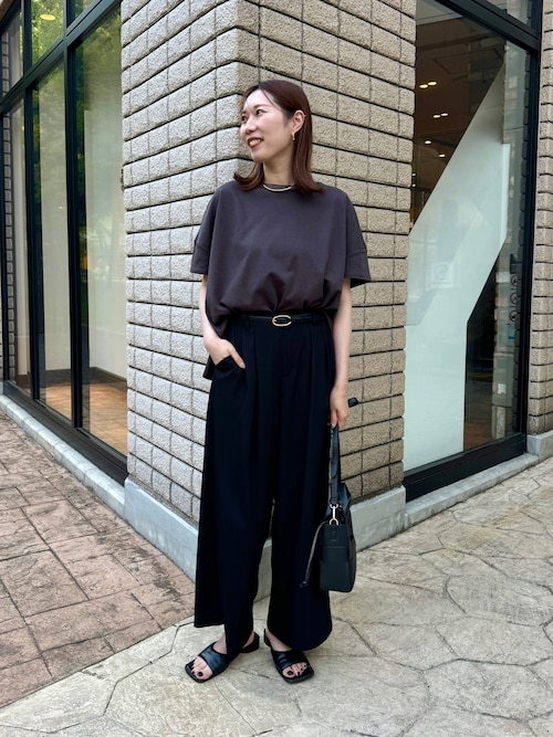 Jena espace merveilleux✨ トロミイージーパンツ✨ブラック トロミイージーパンツ | Jena espace merveilleux(ジェナ