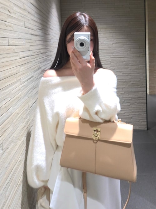 セール】オフショルシャギーニット（ニット/セーター）｜Louere