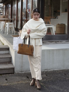 「RANDA（ランダ）のアイテム」を使った、𝒌𝒐𝒕𝒐𝒏𝒆さん（レディース・154cm）の春コーディネート