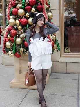 「アイテム（タイツ/ストッキング）」を使った、𝒌𝒐𝒕𝒐𝒏𝒆さん（レディース・154cm）の秋コーディネート