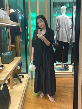 RUNAさん(レディース・158cm)の夏コーディネート