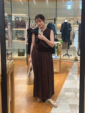 「アイテム（シューズ）」を使った、RUNAさん（骨格ウェーブ・レディース・158cm）の夏コーディネート